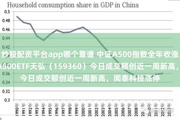 炒股配资平台app哪个靠谱 中证A500指数全年收涨12.98% 中证A500ETF天弘（159360）今日成交额创近一周新高，闻泰科技涨停